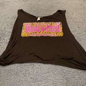 COPY - EUC BLACK SHORE STORE TANK TOP